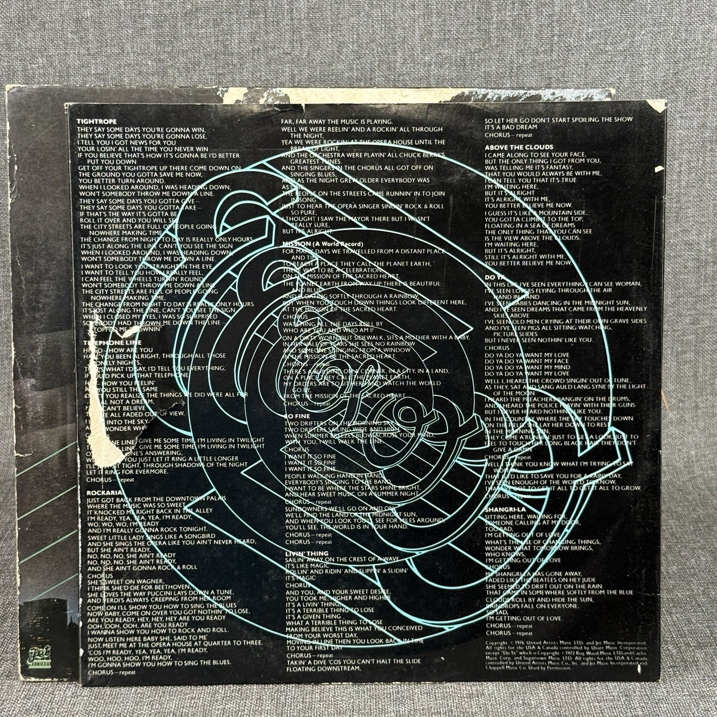 Electric Light Orchestra A New World Record 1976 Vinyl Record - VERY GOOD