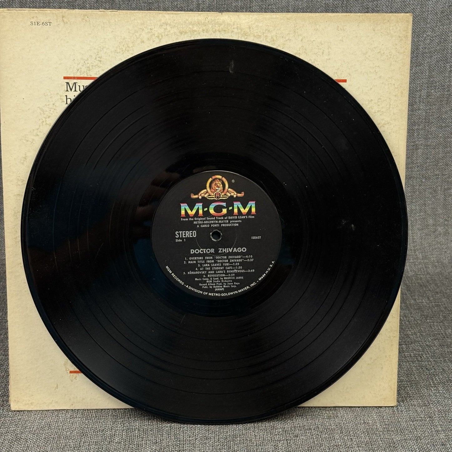 Doctor Zhivago The original soundtrack Vinyl Record - VERY GOOD