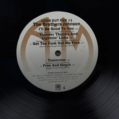 1976 THE BROTHERS JOHNSON - Look Out For #1 -  Vinyl Record - Very Good