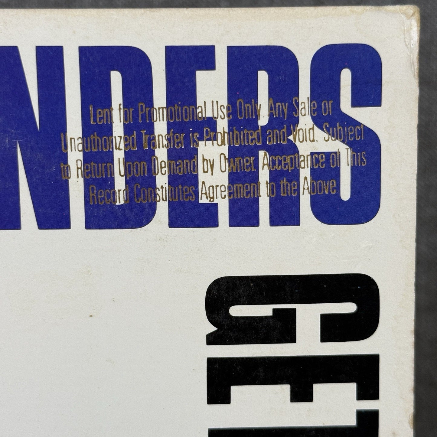 The Pretenders - Get Close - 1986 -PROMOTIONAL - NEAR MINT
