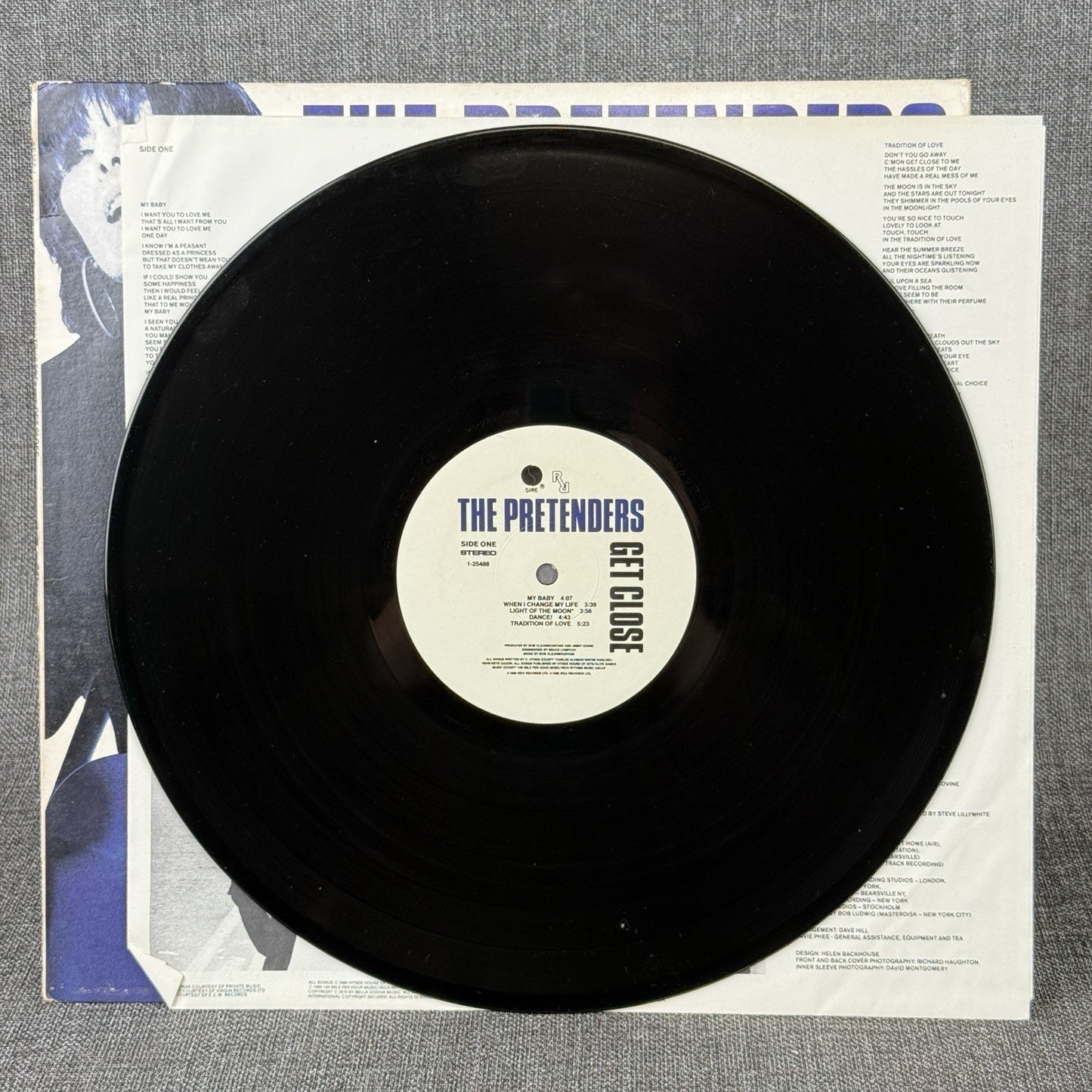 The Pretenders - Get Close - 1986 -PROMOTIONAL - NEAR MINT