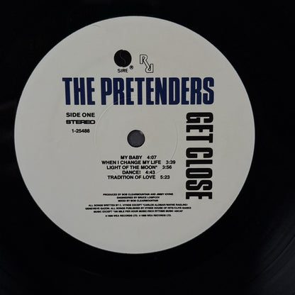 The Pretenders - Get Close - 1986 -PROMOTIONAL - NEAR MINT