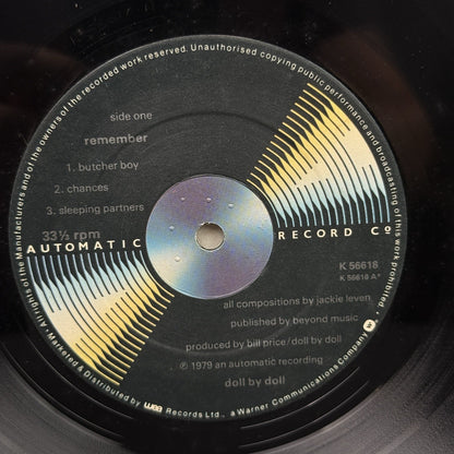 Doll By Doll - Remember 1979 Vinyl Record , Psychedelic Rock - EXCELLENT
