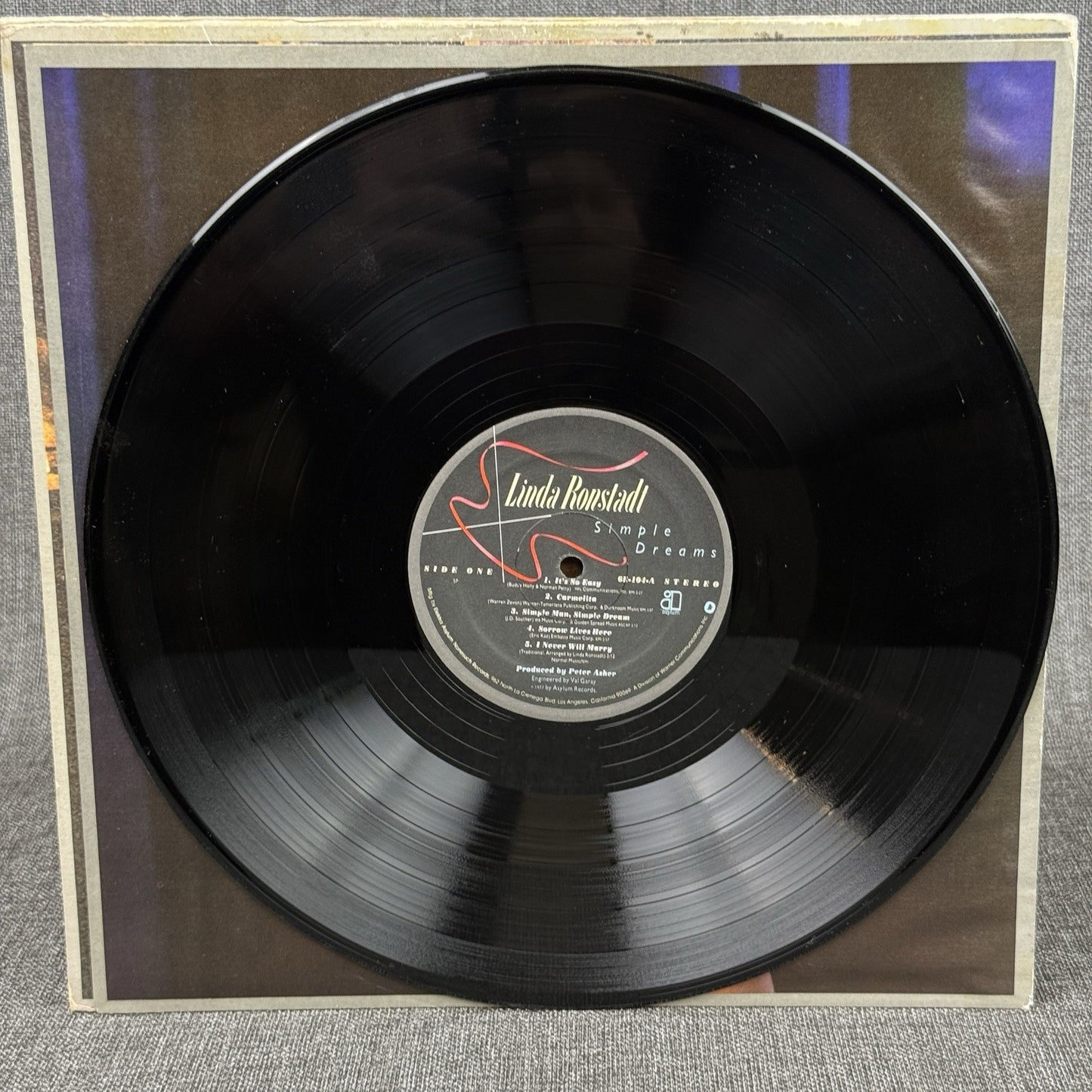 Linda Ronstadt Simple Dreams 1977 vinyl record - EXCELLENT