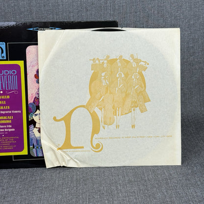 Claudio Monteverdi Vocal and Instrumental Vinyl Records lot of 2 - NEAR MINT