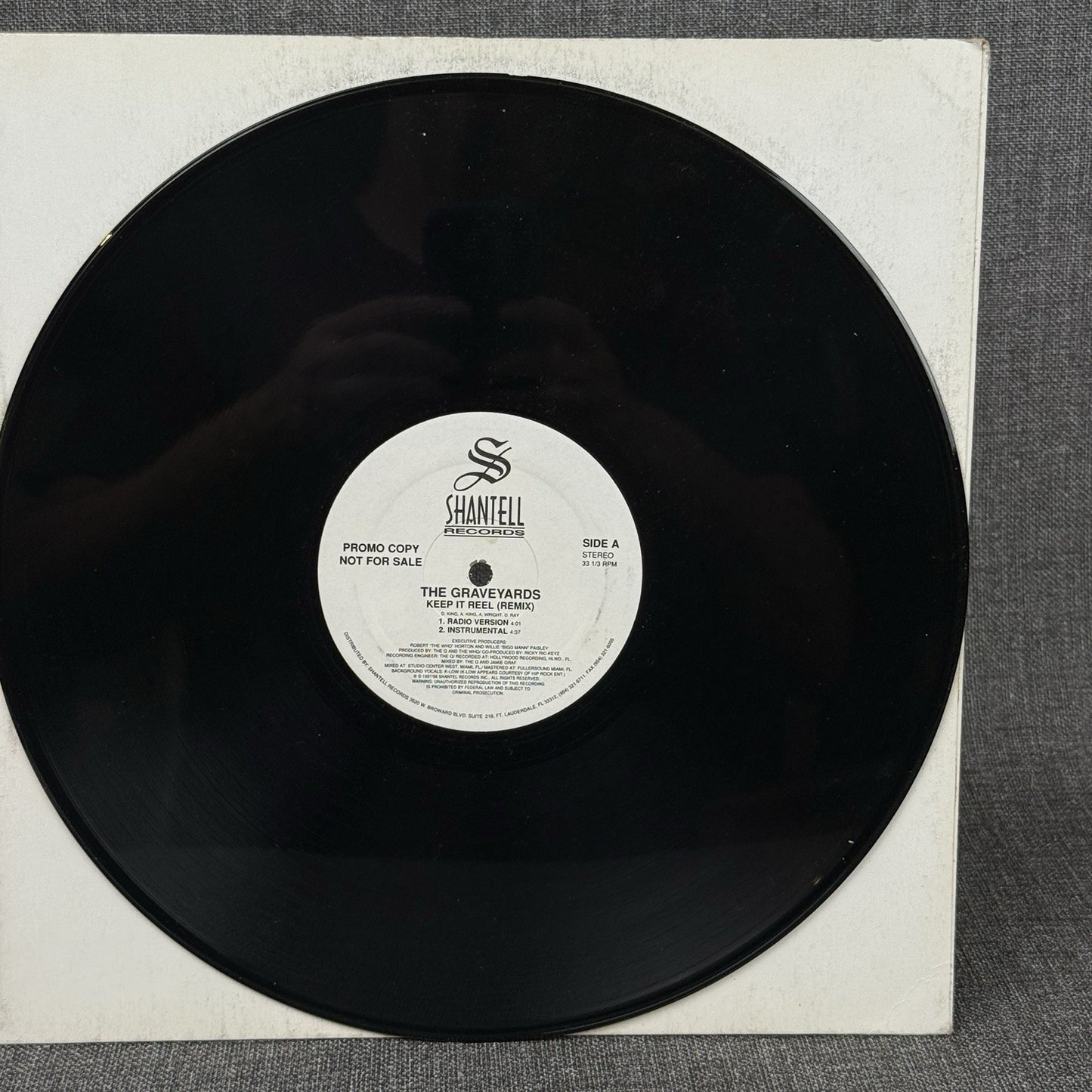 The Graveyards Keep it Reel 1997 Vinyl Record PROMO COPY - EXCELLENT