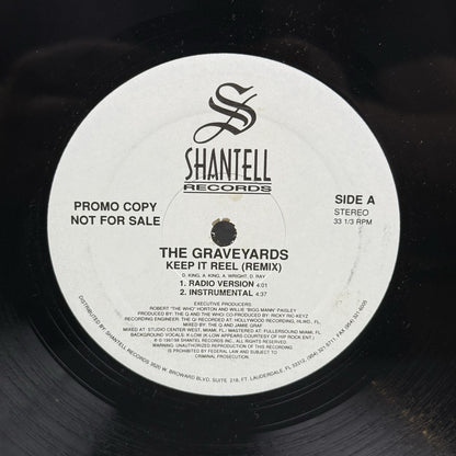 The Graveyards Keep it Reel 1997 Vinyl Record PROMO COPY - EXCELLENT