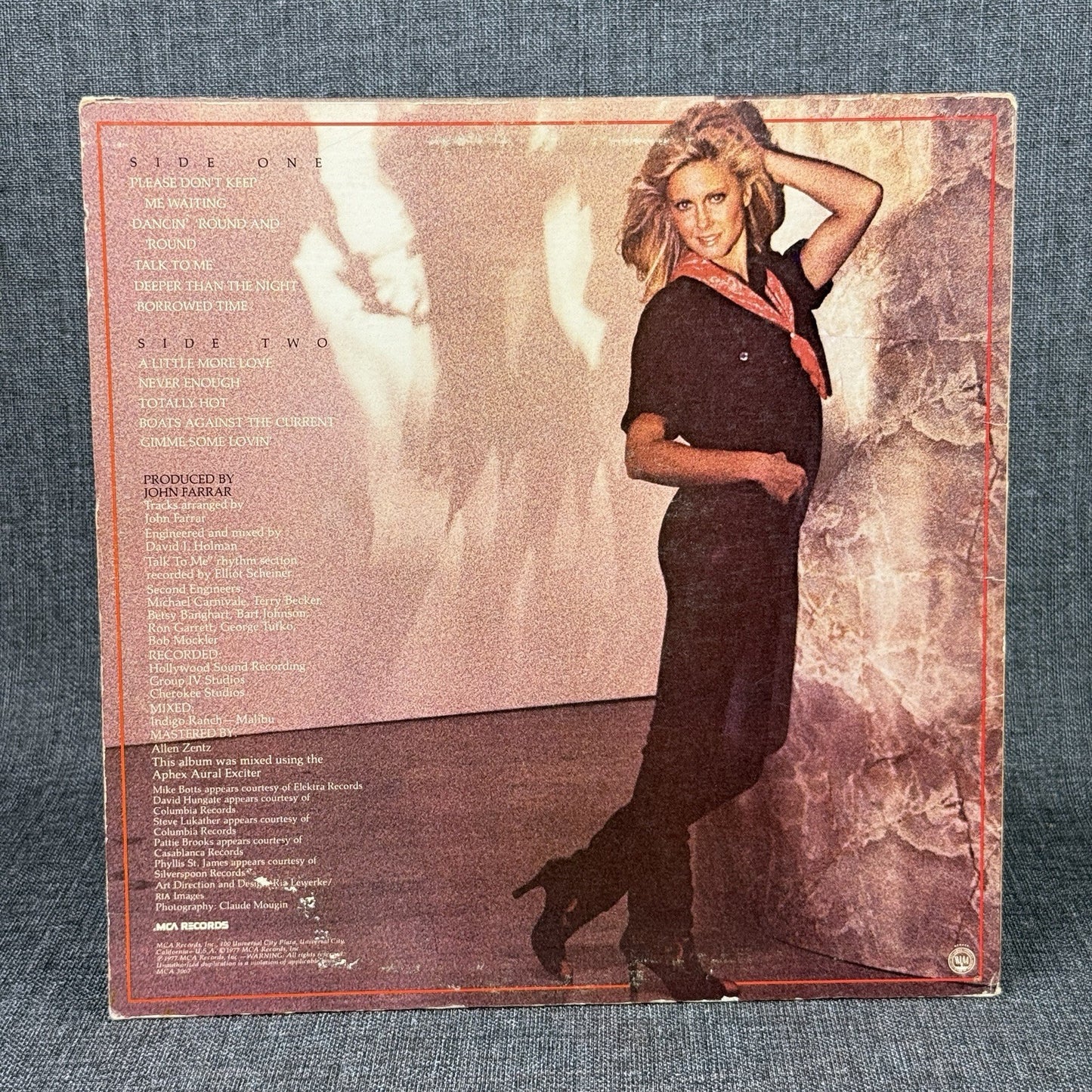 Olivia Newton Totally Hot - MCA Records 1977 Vinyl Record - VERY GOOD+