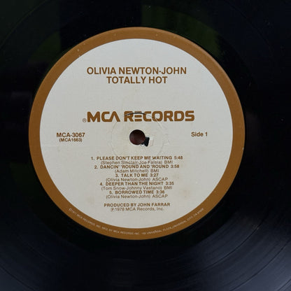 Olivia Newton Totally Hot - MCA Records 1977 Vinyl Record - VERY GOOD+