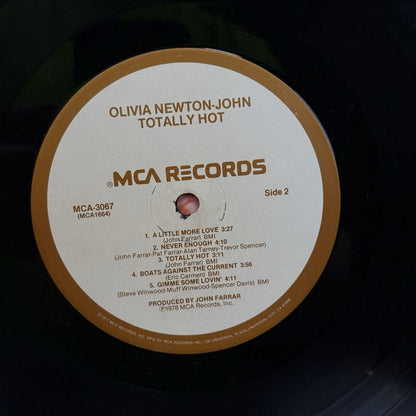 Olivia Newton Totally Hot - MCA Records 1977 Vinyl Record - VERY GOOD+