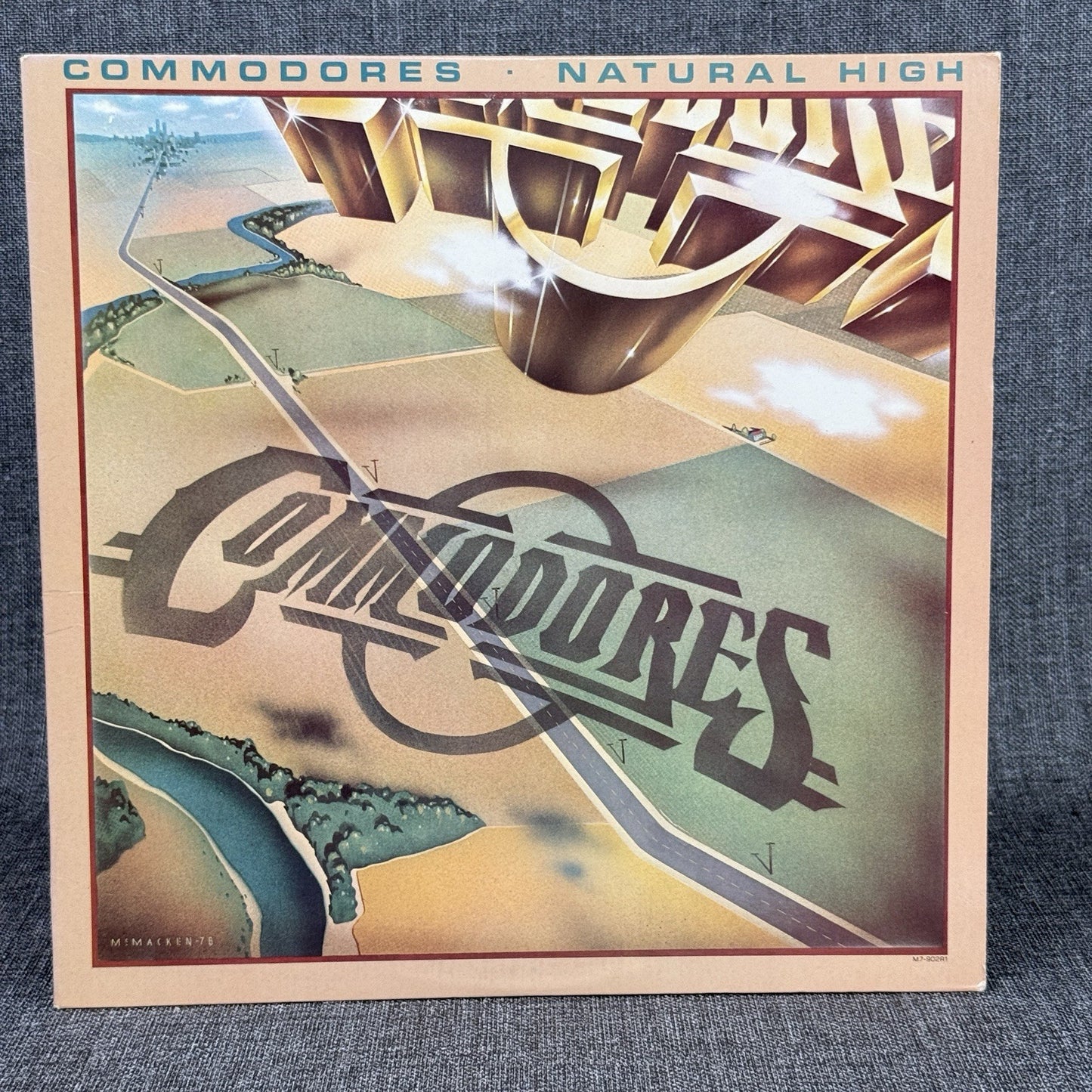 Commodores - Natural High - 1978 Motown M7-902R1 LP Vinyl Record -VERY GOOD