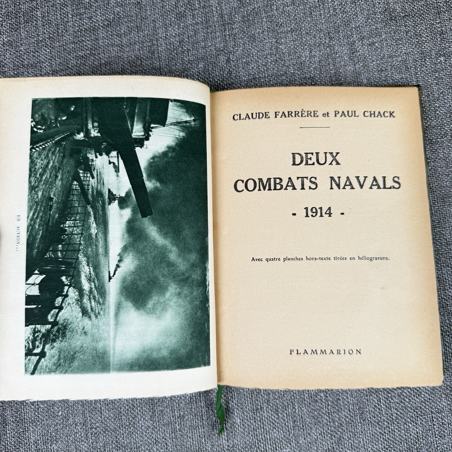 Deux combats navales 1914. - Farrère Claude & Chack Paul - 1925