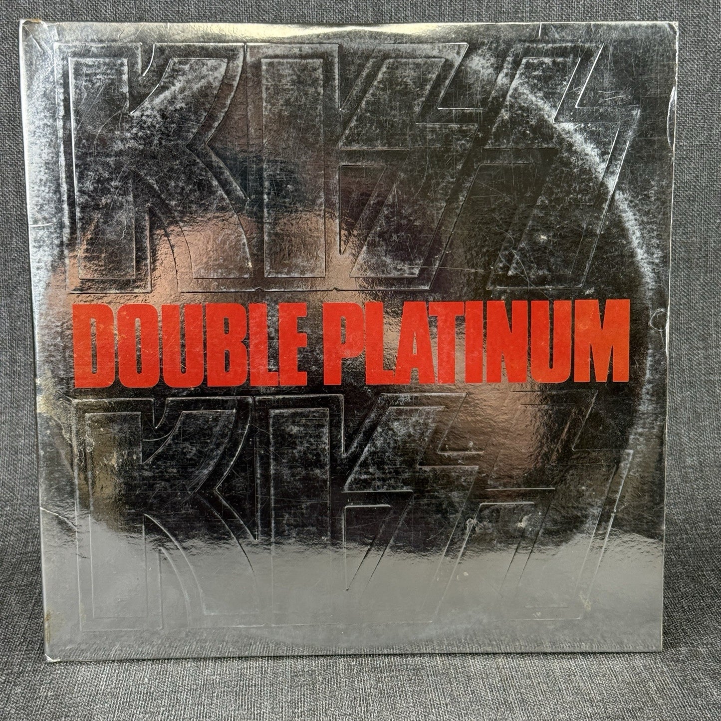 KISS 1978 Double Platinum Vinyl LP Record - VERY GOOD+