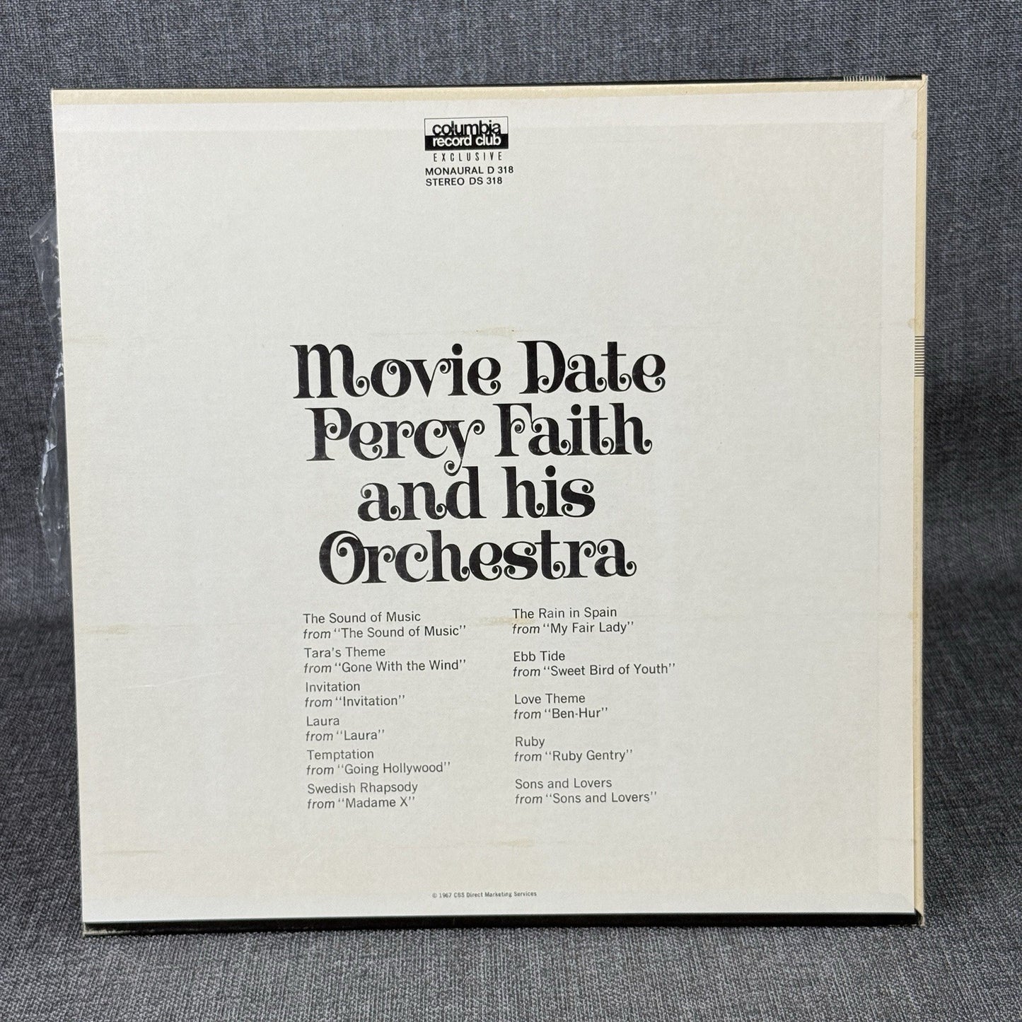 PERCY FAITH and his orchestra lot of 3 Vinyl Records - NEAR MINT
