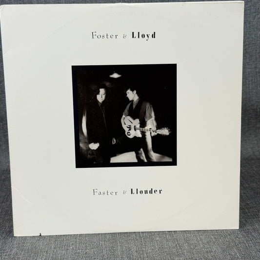 Foster & Lloyd Faster and Louder Vinyl LP Record RCA Press Kit Promo