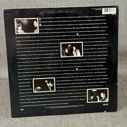 Foster & Lloyd Faster and Louder Vinyl LP Record RCA Press Kit Promo