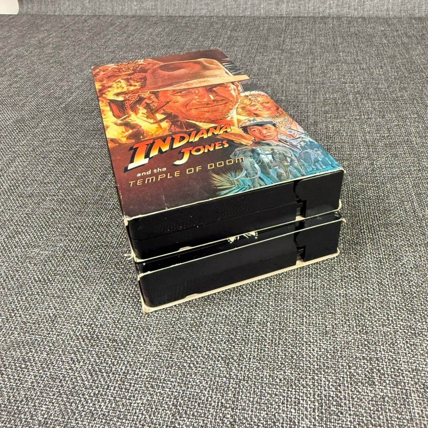 Raiders of the Lost Ark & Indiana Jones VHS Tape Movies Bundle