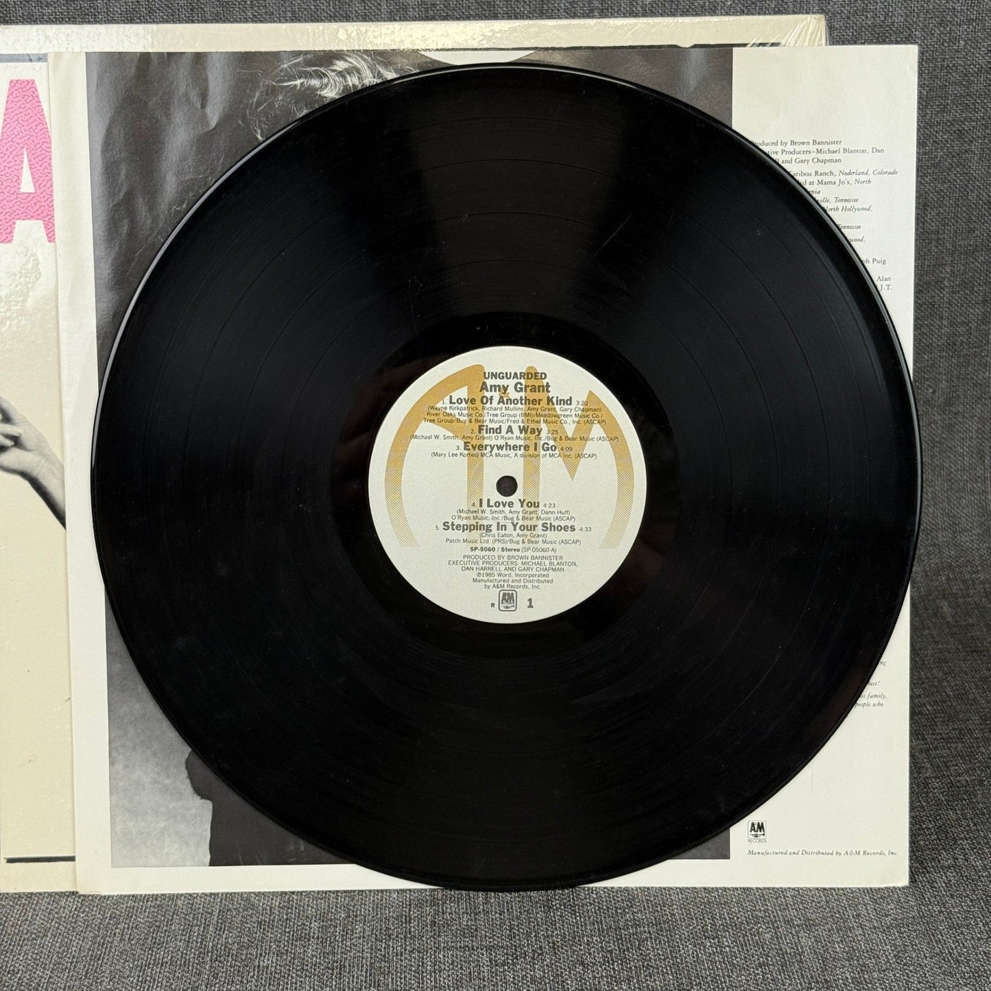 Amy Grant Unguarded Vinyl Record Album 1985 A&M Records New Wave - GOOD