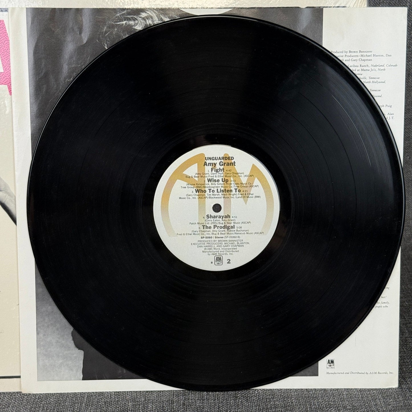 Amy Grant Unguarded Vinyl Record Album 1985 A&M Records New Wave - GOOD