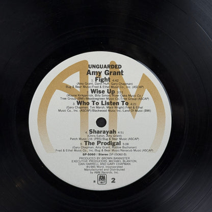 Amy Grant Unguarded Vinyl Record Album 1985 A&M Records New Wave - GOOD