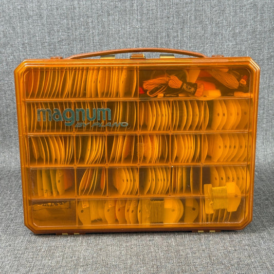 Vintage Magnum by Plano Embroidery Floss Organizer Box Storage Craft