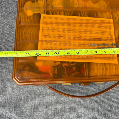 Vintage Magnum by Plano Embroidery Floss Organizer Box Storage Craft