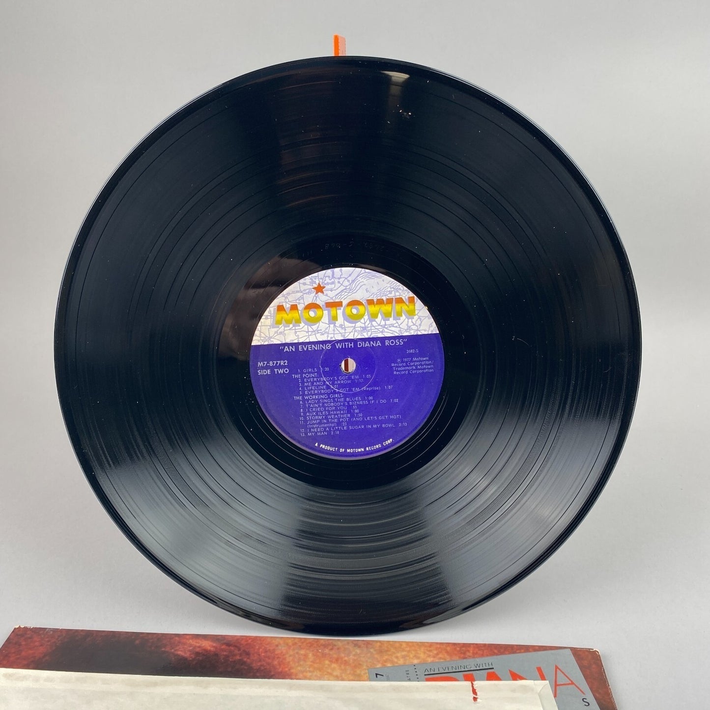 An Evening With Diana Ross 1977 Double Vinyl LP Record Motown M7-877R2
