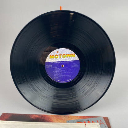 An Evening With Diana Ross 1977 Double Vinyl LP Record Motown M7-877R2
