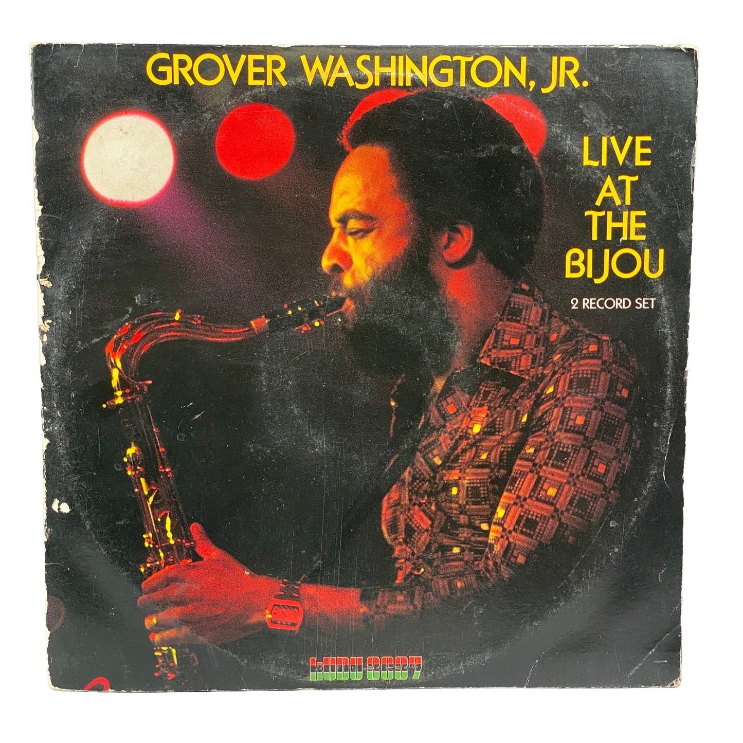Grover Washington Jr. Live At The Bijou 2 Record Set Vinyl LP Kudu Jazz Funk