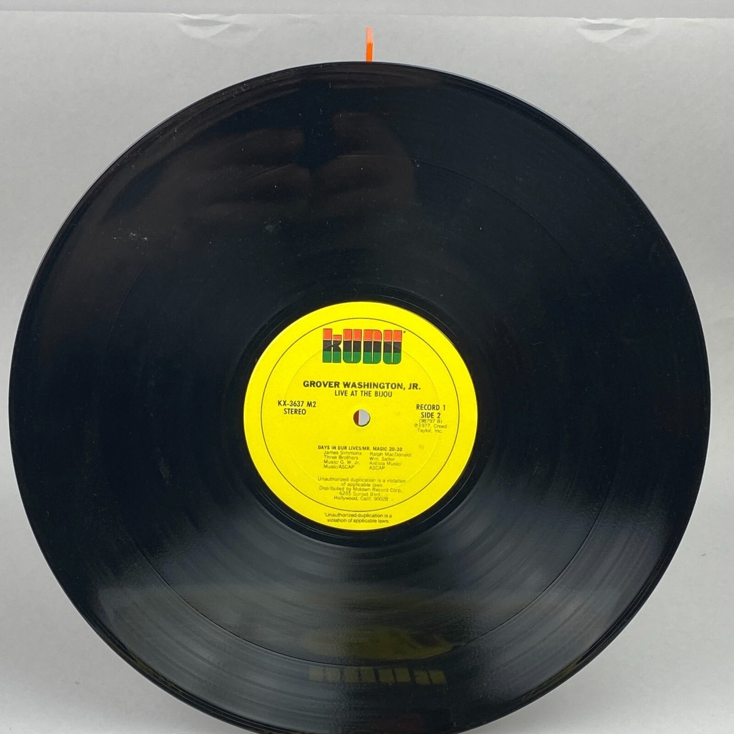 Grover Washington Jr. Live At The Bijou 2 Record Set Vinyl LP Kudu Jazz Funk