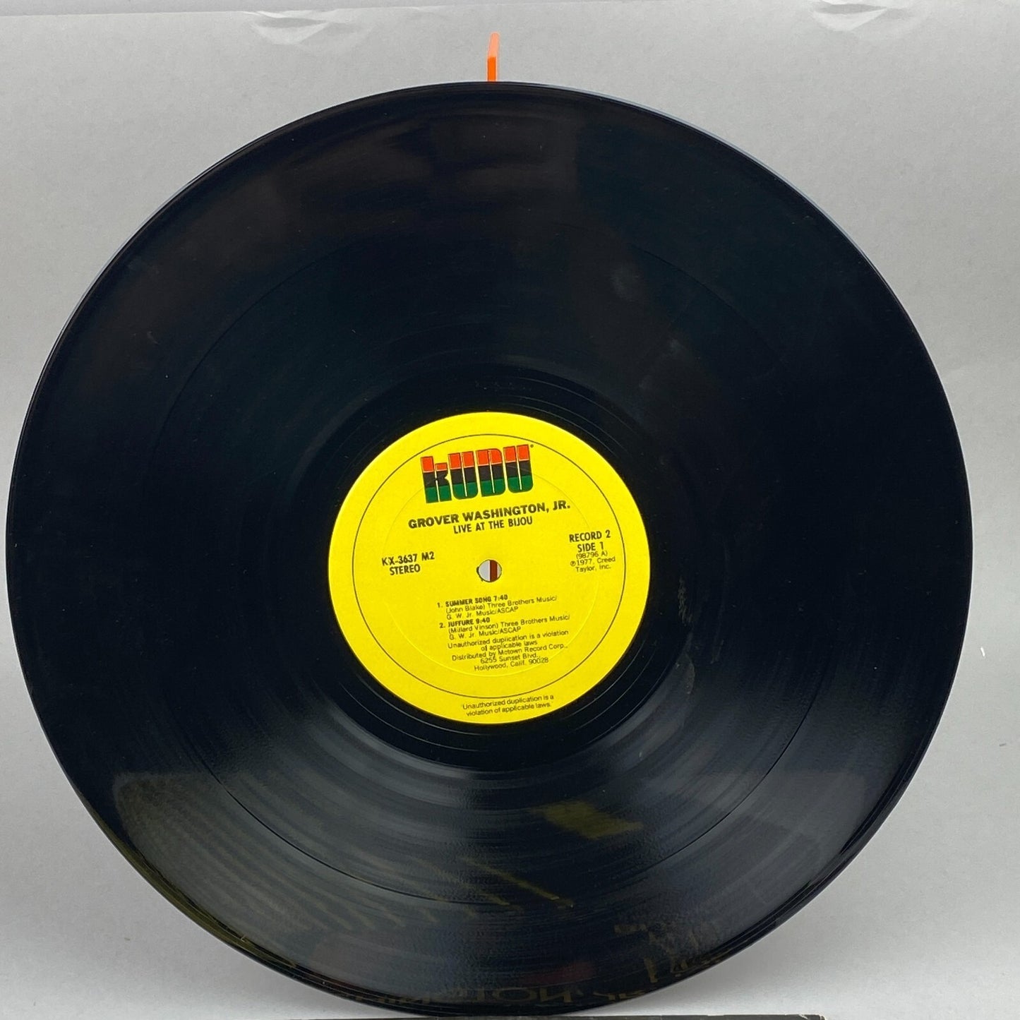 Grover Washington Jr. Live At The Bijou 2 Record Set Vinyl LP Kudu Jazz Funk