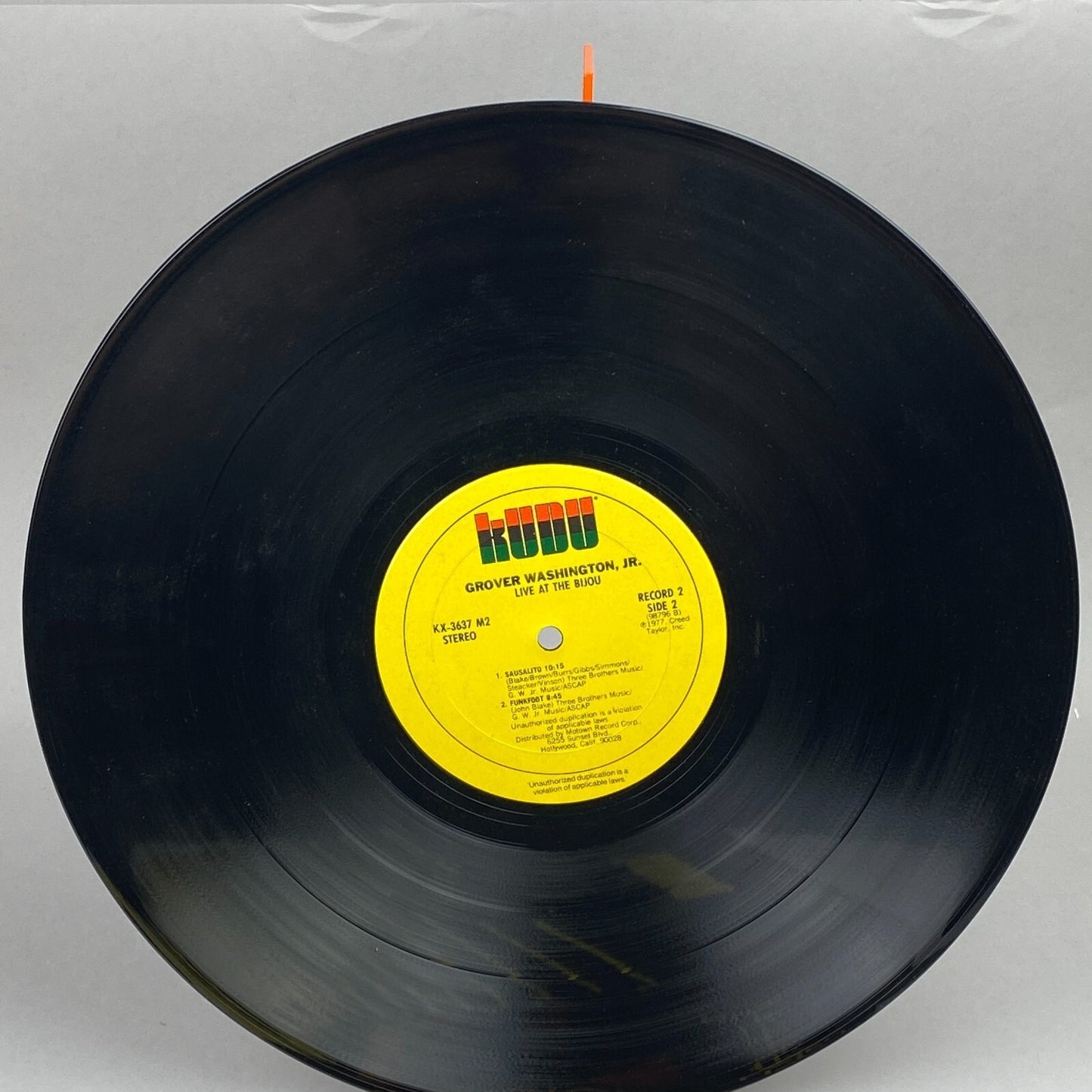 Grover Washington Jr. Live At The Bijou 2 Record Set Vinyl LP Kudu Jazz Funk