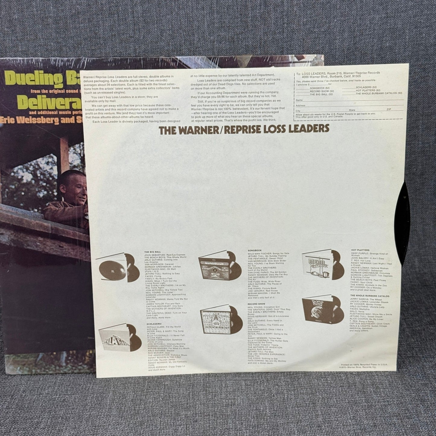 Dueling Banjos Deliverance Vinyl Record Eric Weissberg - EXCELLENT