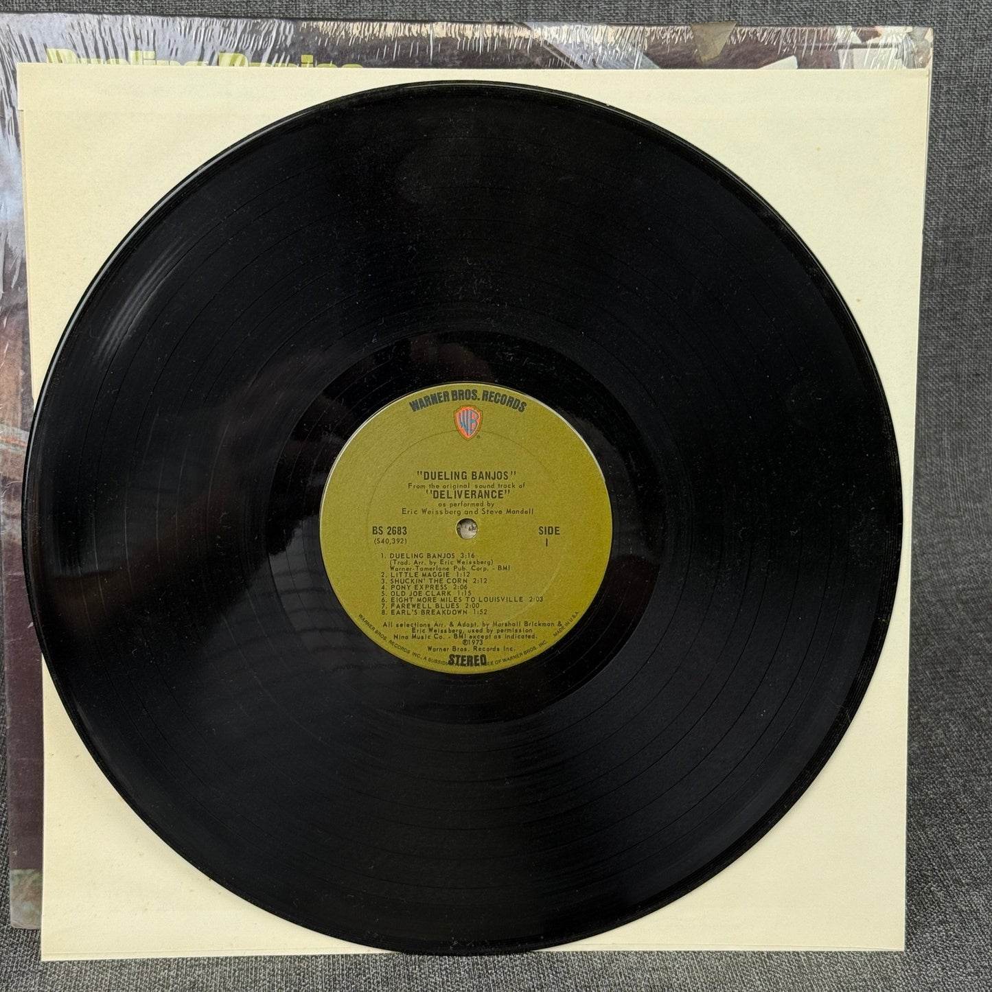 Dueling Banjos Deliverance Vinyl Record Eric Weissberg - EXCELLENT