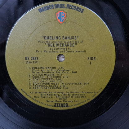 Dueling Banjos Deliverance Vinyl Record Eric Weissberg - EXCELLENT