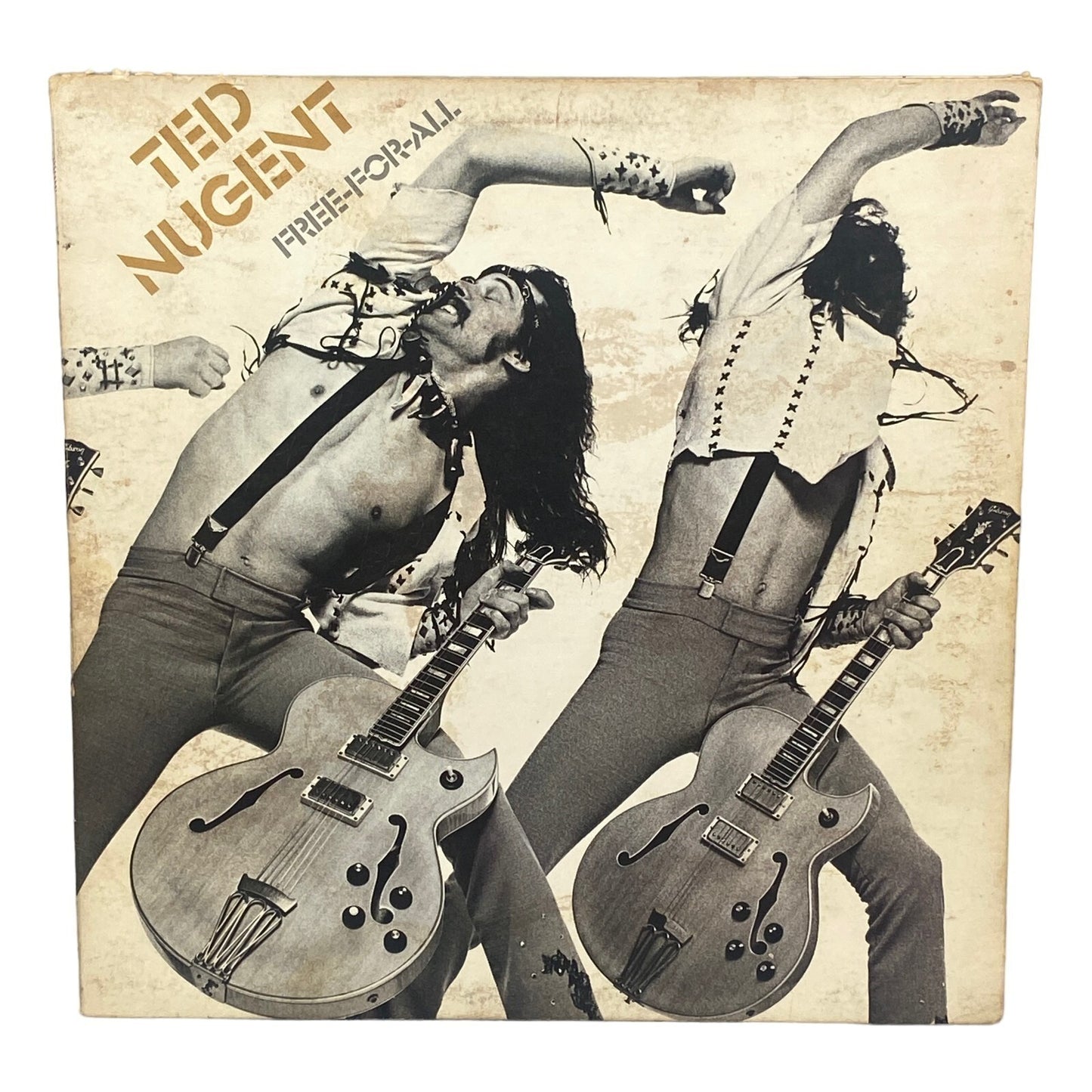 Ted Nugent Free For All Vinyl Record Album 1976 Epic Records PE 34121 Rock