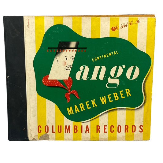 Continental Tangos Columbia Records Set C-90 Marek Weber Orchestra Vintage