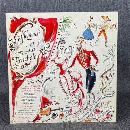 Offenbach La Perichole Metropolitan Opera Record Club LP Album