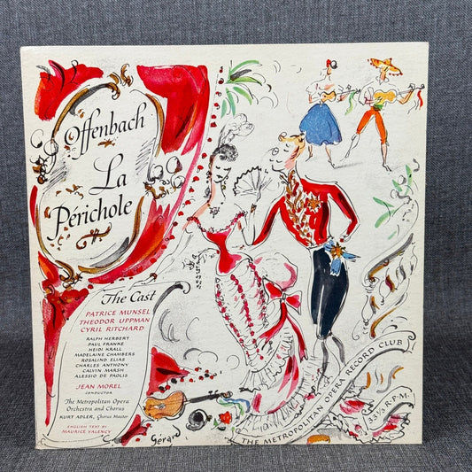 Offenbach La Perichole Metropolitan Opera Record Club LP Album