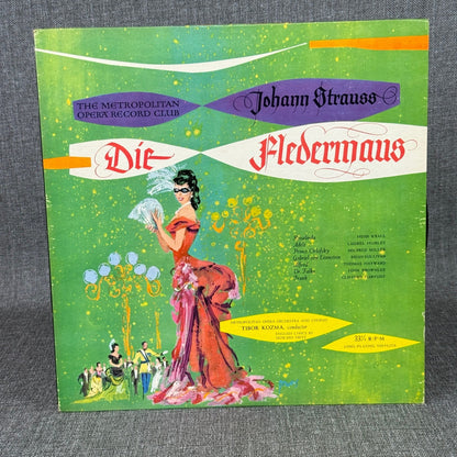 Johann Strauss Die Fledermaus Metropolitan Opera Record Club Vinyl
