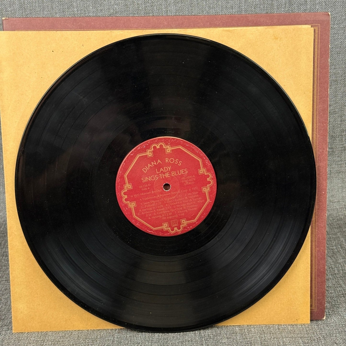 Diana Ross Lady Sings The Blues Vinyl Record 1972 Motown Soundtrack Album