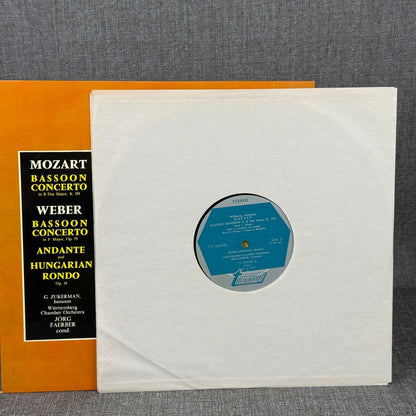 Mozart Weber Bassoon Concertos Turnabout LP Vinyl Record Classical - NEAR MINT