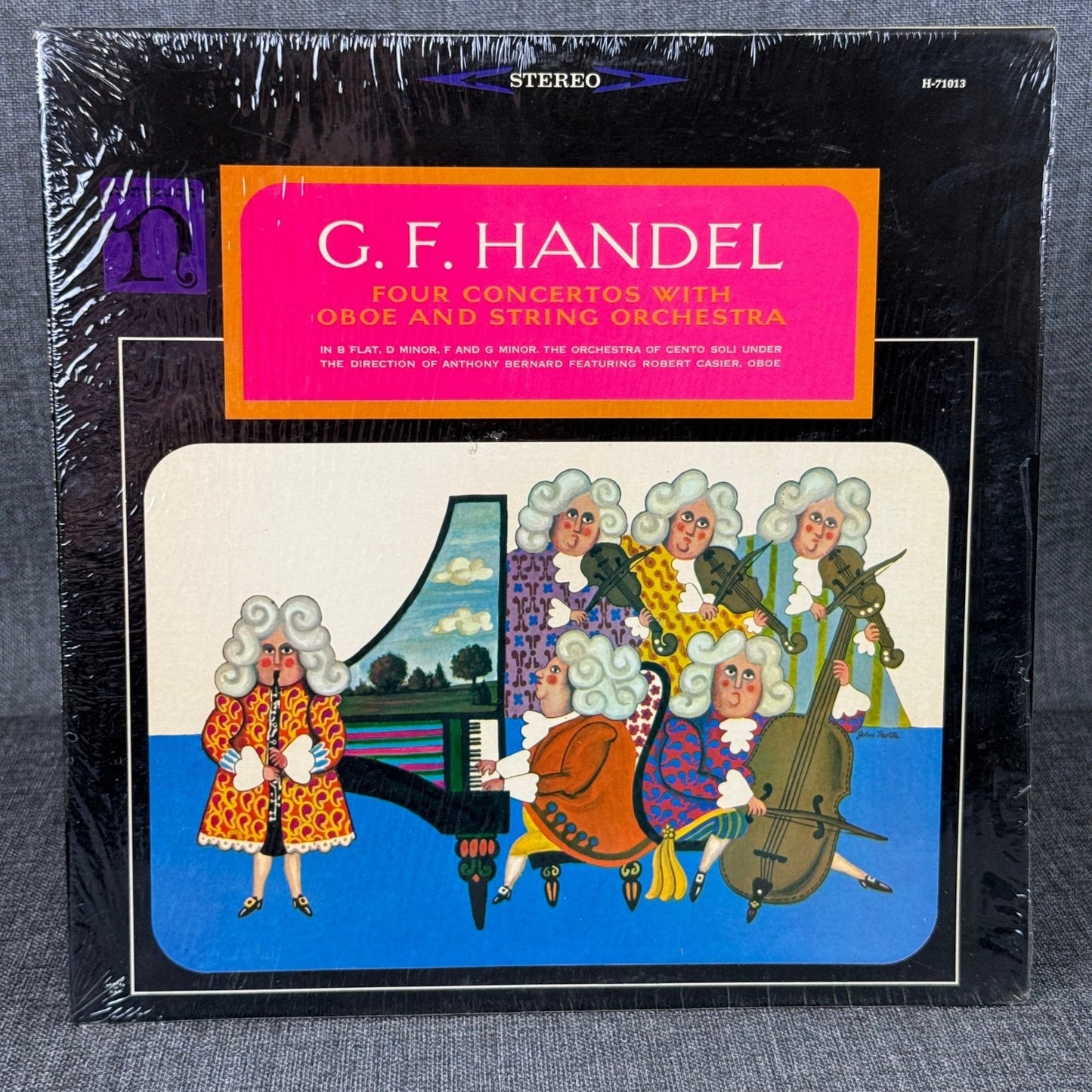 G.F. Handel Four Concertos Oboe & String Orchestra Nonesuch Vinyl Record - NM