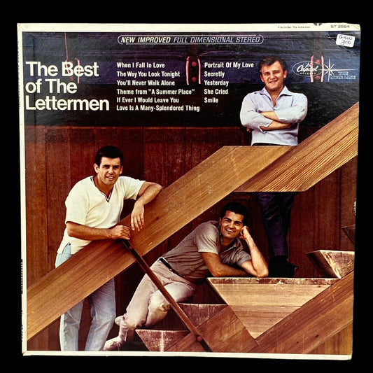 The Best of The Lettermen Vinyl Record LP Capitol Starline ST 2554 Full Stereo