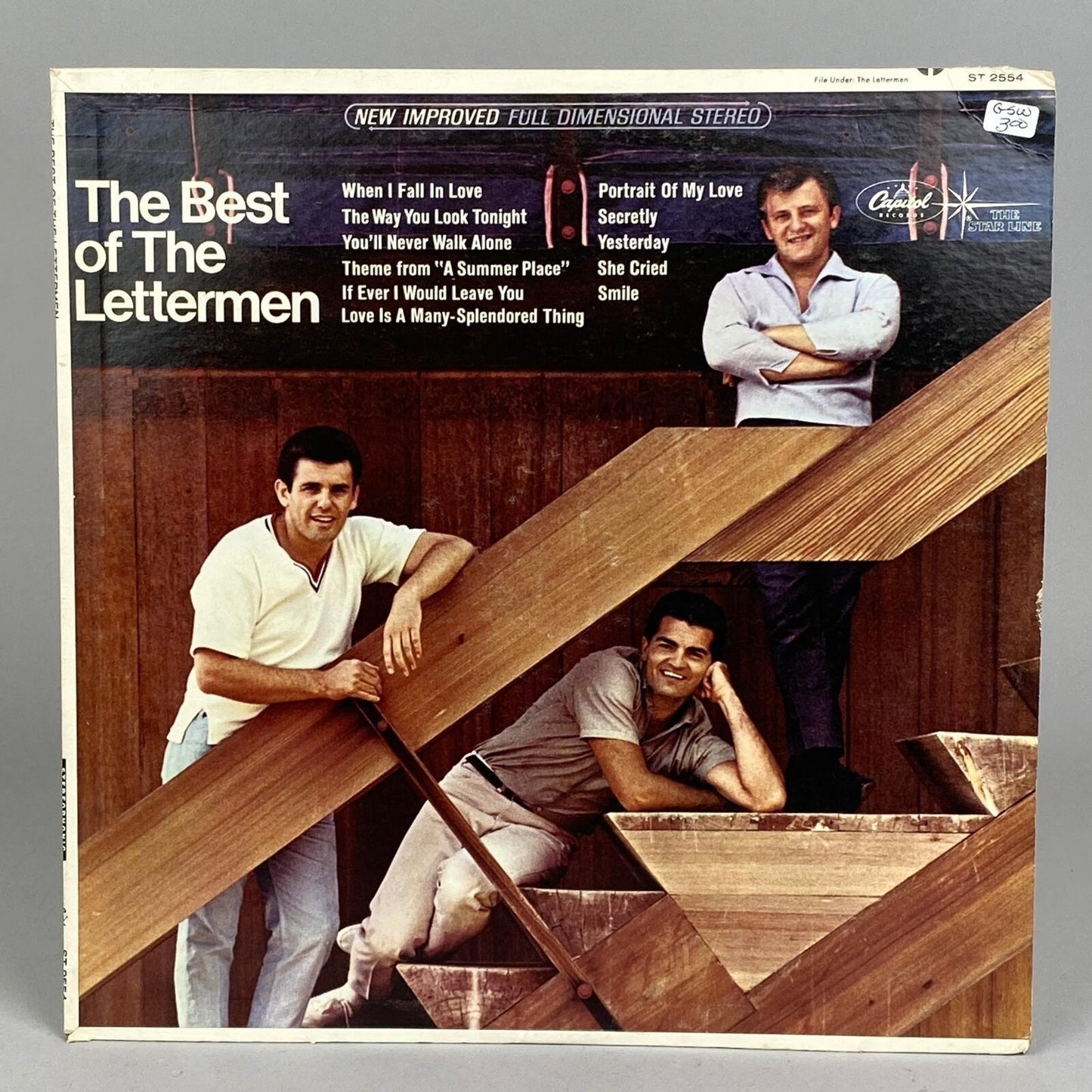 The Best of The Lettermen Vinyl Record LP Capitol Starline ST 2554 Full Stereo
