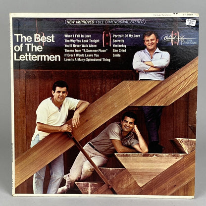 The Best of The Lettermen Vinyl Record LP Capitol Starline ST 2554 Full Stereo