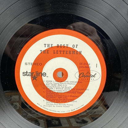 The Best of The Lettermen Vinyl Record LP Capitol Starline ST 2554 Full Stereo