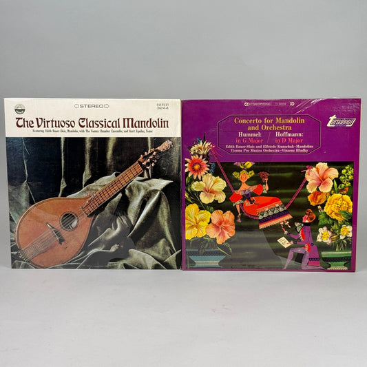 Classical Mandolin Vinyl Records Lot of 2 - NEAR MINT