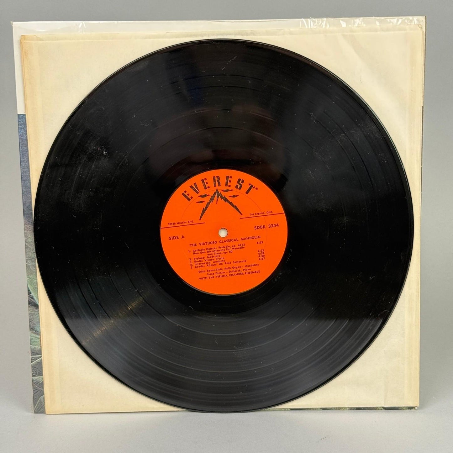 Classical Mandolin Vinyl Records Lot of 2 - NEAR MINT