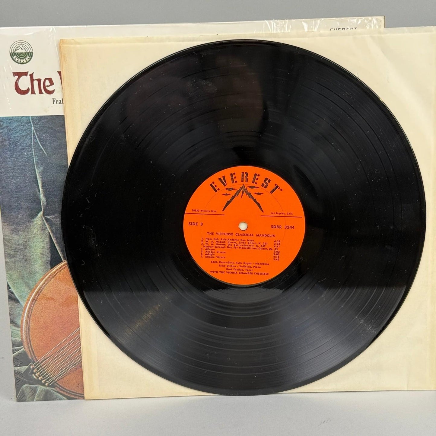 Classical Mandolin Vinyl Records Lot of 2 - NEAR MINT
